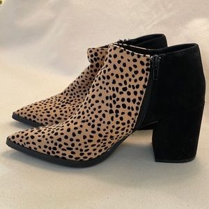 Leopard Print Disco Booties